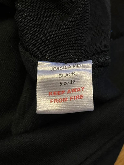 AQUA Black Dress UK12  - Pre-loved