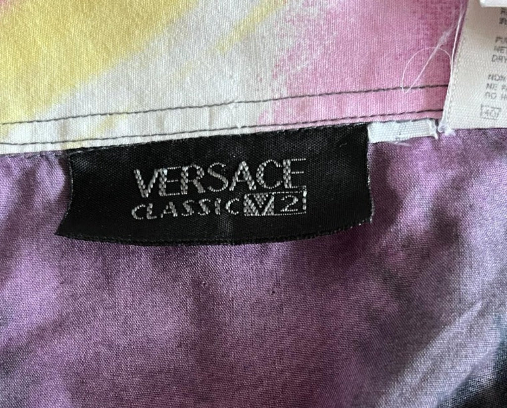 VERSACE CLASSIC Purple Shirt - UK L