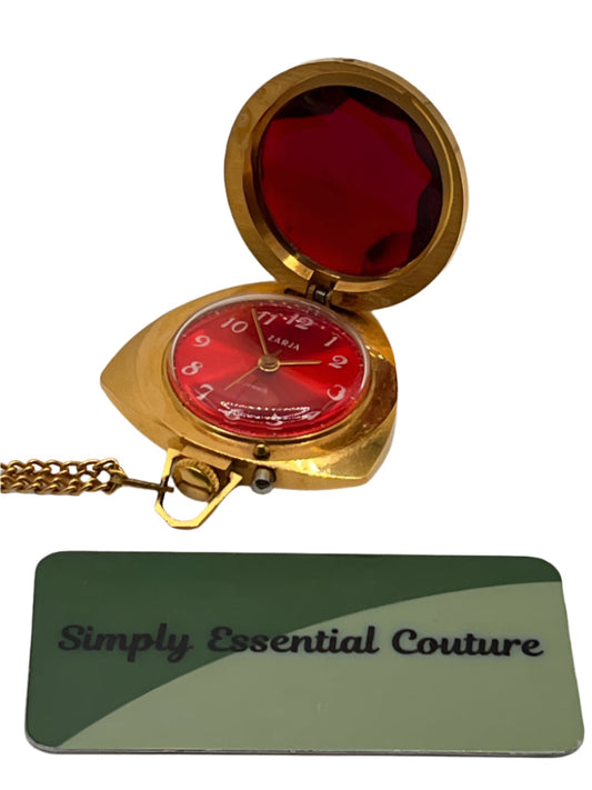 ZARJA Red Medallion Watch Pendant