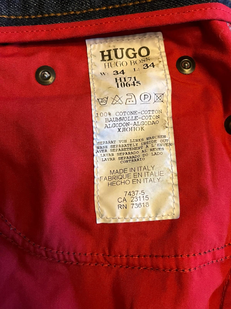 Boss Red Label Patch Jeans W34 - Makers Label