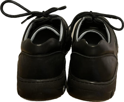 Petasil Black LARRY Leather Shoes size UK1  NEW in Box