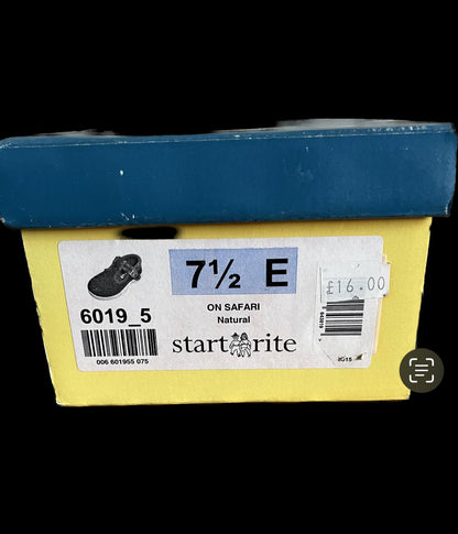 Start-Rite On Safari Canvas Shoe size UK7.5E  NEW