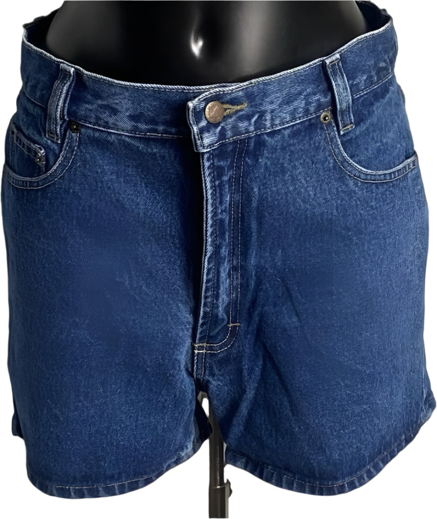 DIESEL Blue Denim Shorts - Size UK12