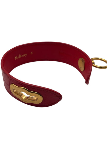 Mulberry Bayswater Red Cuff Bracelet