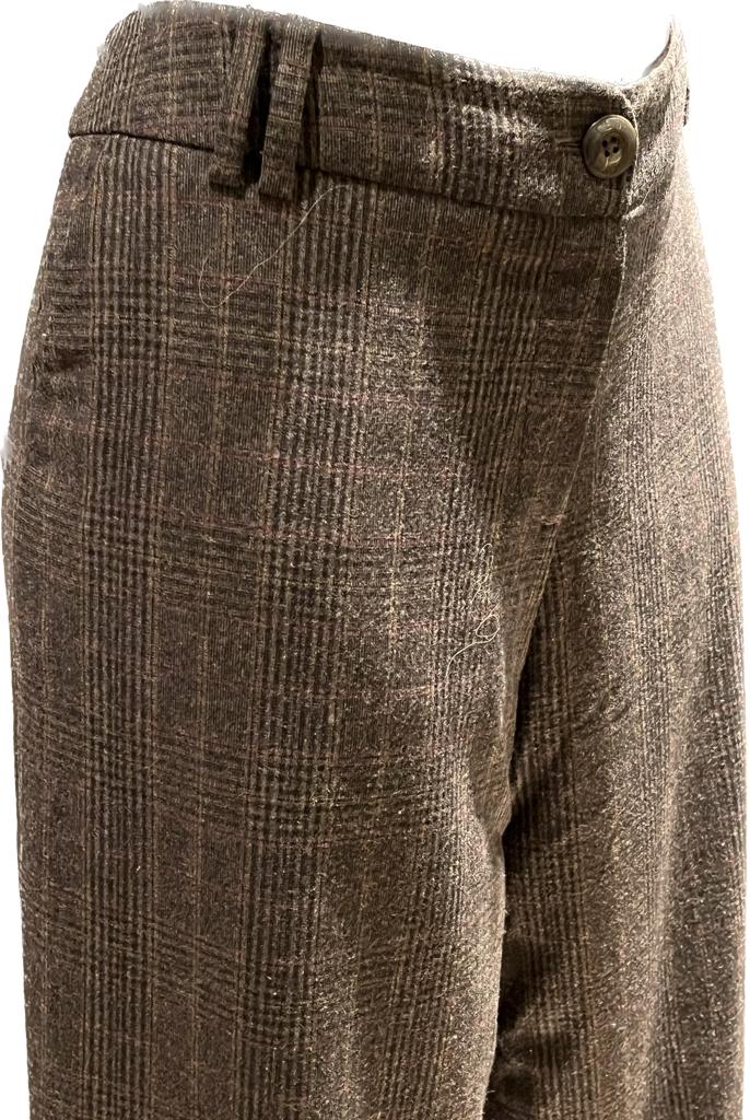 Ted Baker Brown Check Trousers - Front