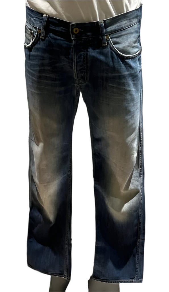 Hilfiger Blue Washed Jeans - W32 - Front