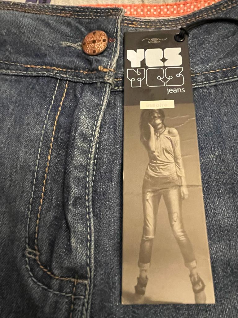 New Look Ripped Blue Jeans UK24 - RRP