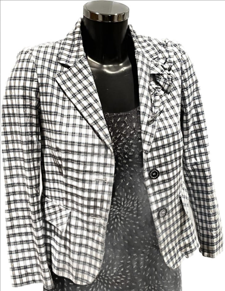 LOVE MOSCHINO Checked Jacket  - UK 6