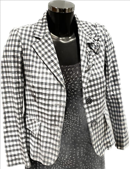LOVE MOSCHINO Checked Jacket  - UK 6