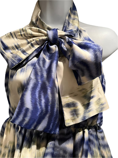 Mulberry Trippy Tiger Ruffle Dress - Bow