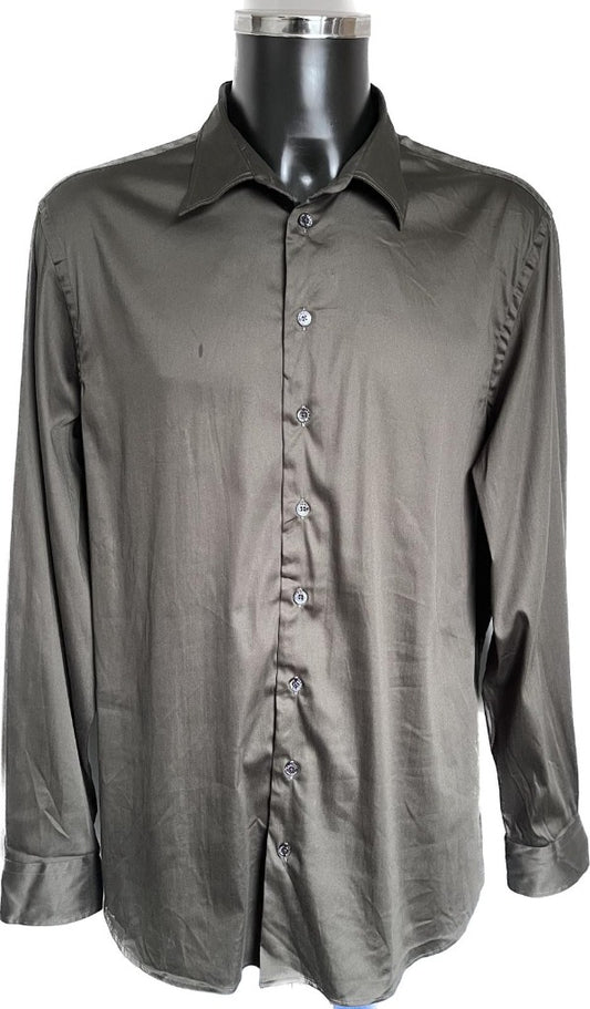 Armani Khaki Green Shirt - XXL - Front