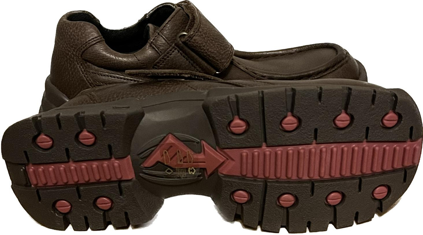 Start-Rite Techno Kick Brown Leather Shoes size UK3.5F  NEW in Box