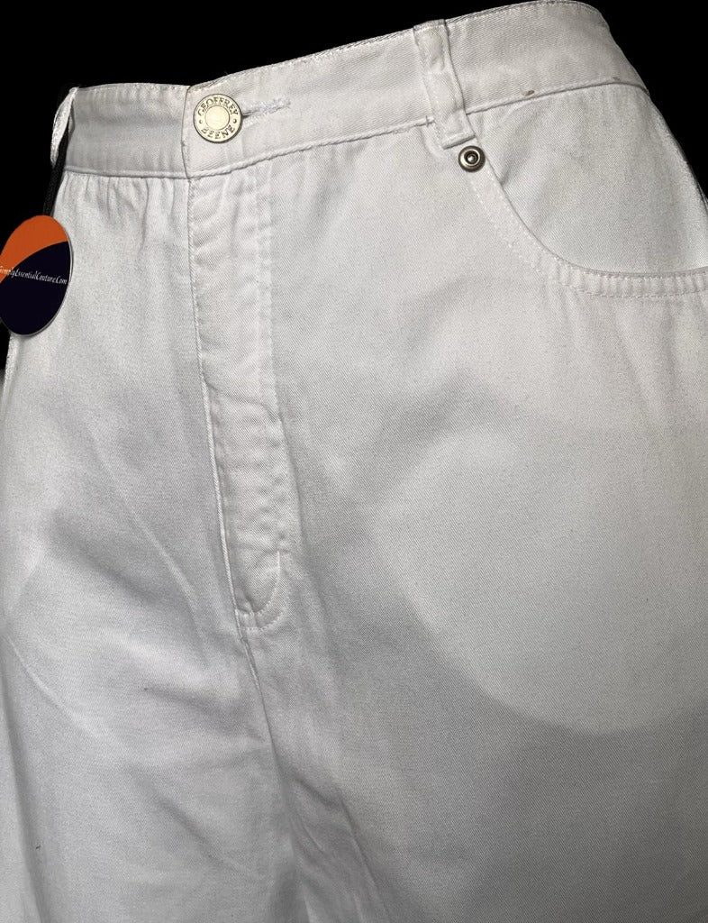 Geoffrey Beene White Trousers - Sze UK12
