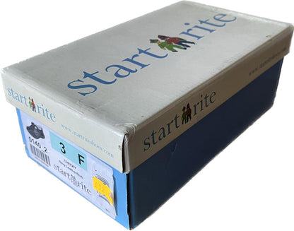 Start-rite Navy Leather shoes size UK3F - 4E  NEW in Box