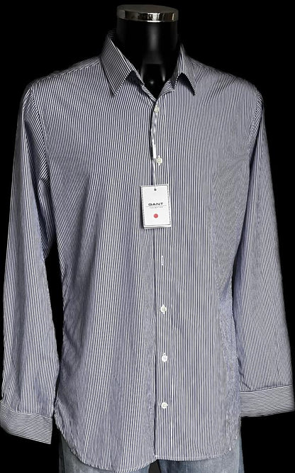 GANT Navy & White Shirt - Size L - Brand New with Tags
