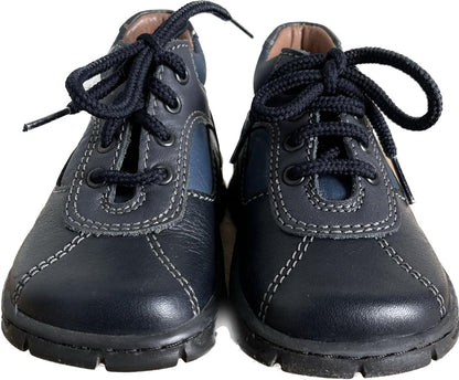 Start-Rite Tryke Navy Leather Shoes size 3G. NEW in Box