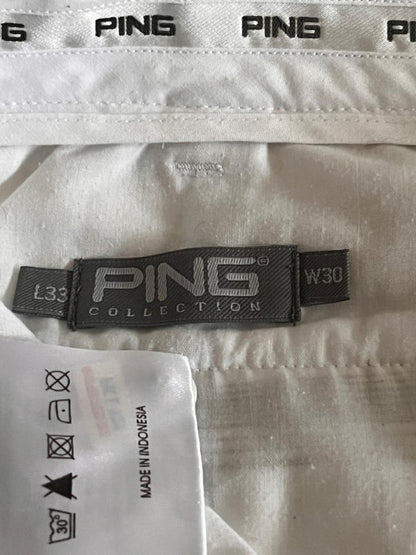 PING Black/White Golf Trousers - Labels