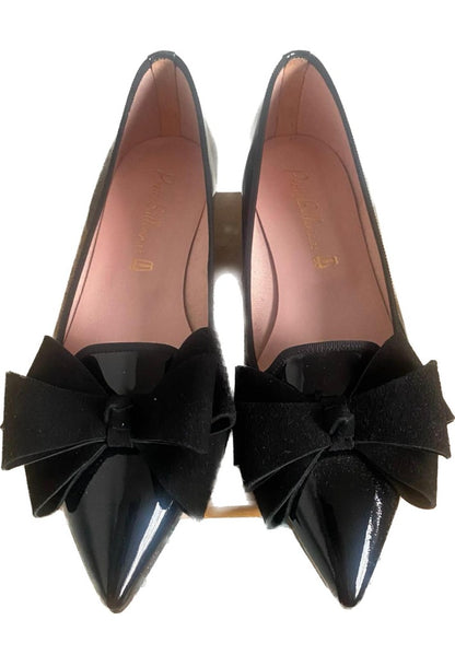 Pretty Ballerina Black Shoes - size UK5 - Pre-loved