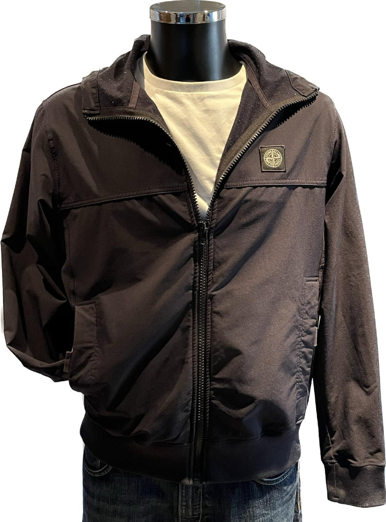 Stone Island Vintage Black Hooded Jacket - Size XL