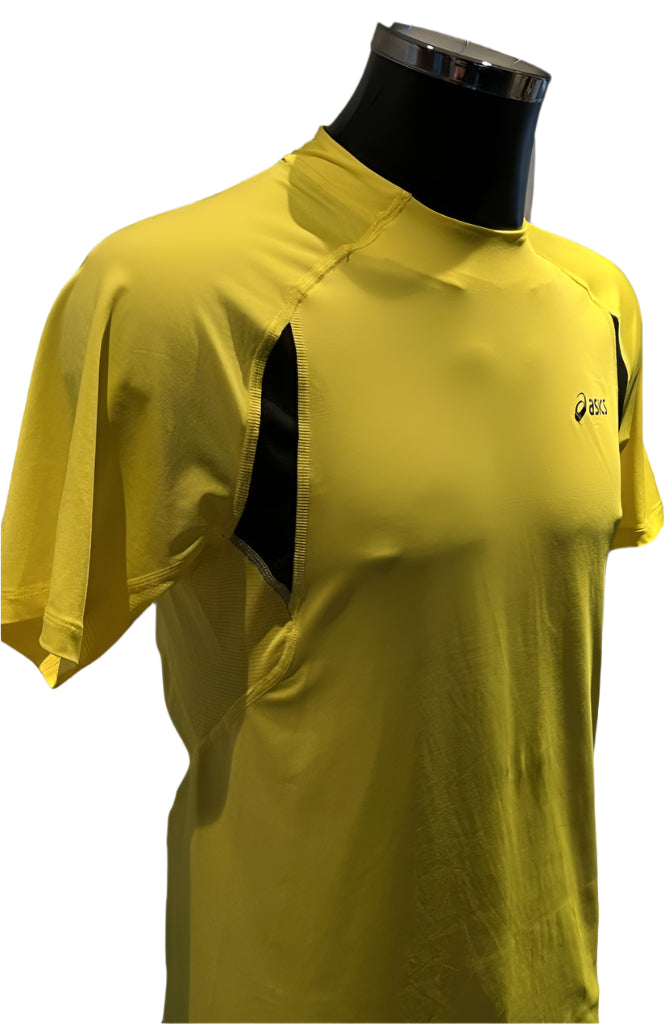ASICS Yellow Cycling Shirt - Size M
