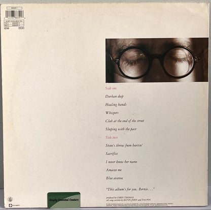 Sleeping with the Past Rear Vinyl Album Cover