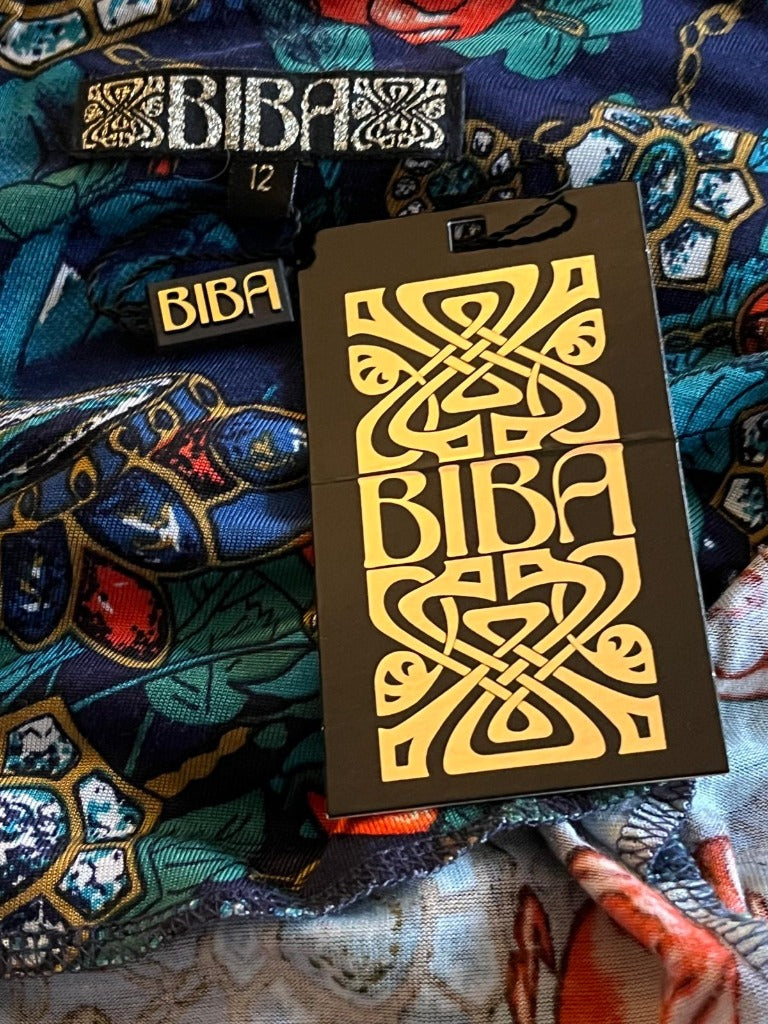 BIBA Floral Chain Dress - Size UK12 - NEW with Tags