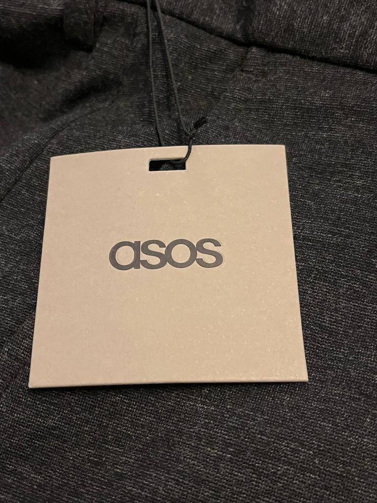 Asos Grey Trousers - W32 - Label
