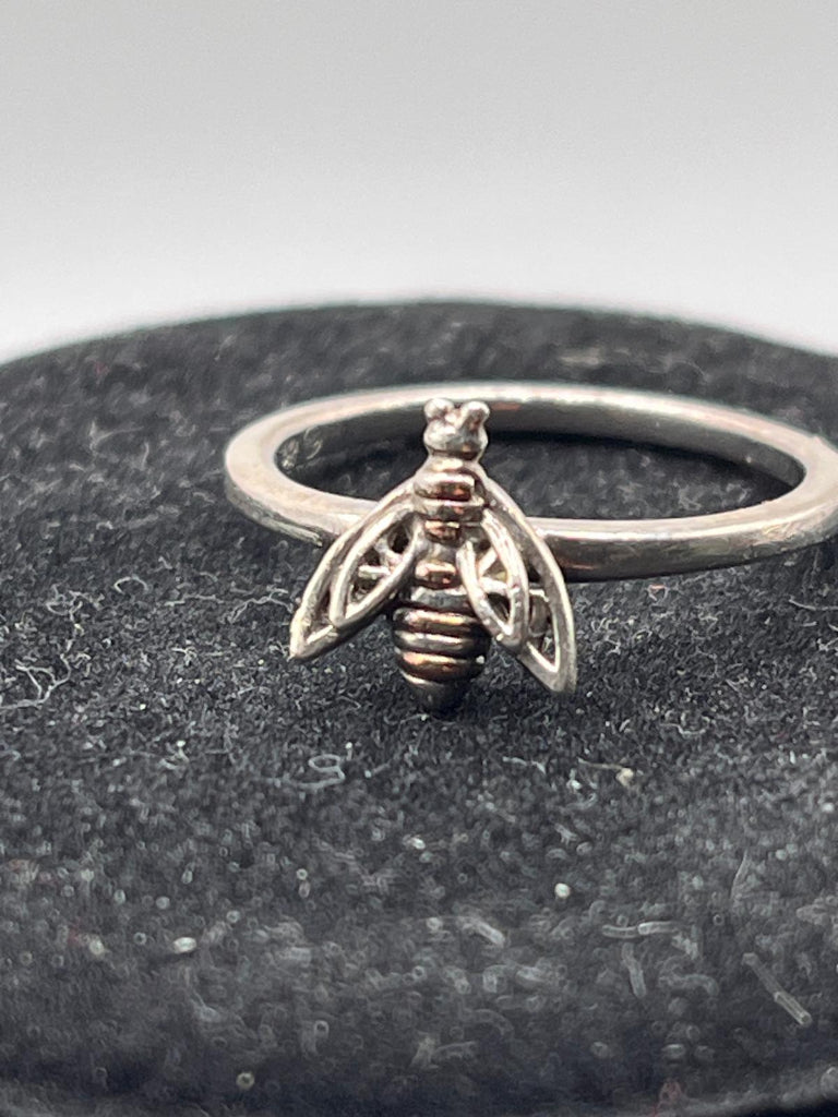 CLOGAU BEE Ring - Silver & Gold