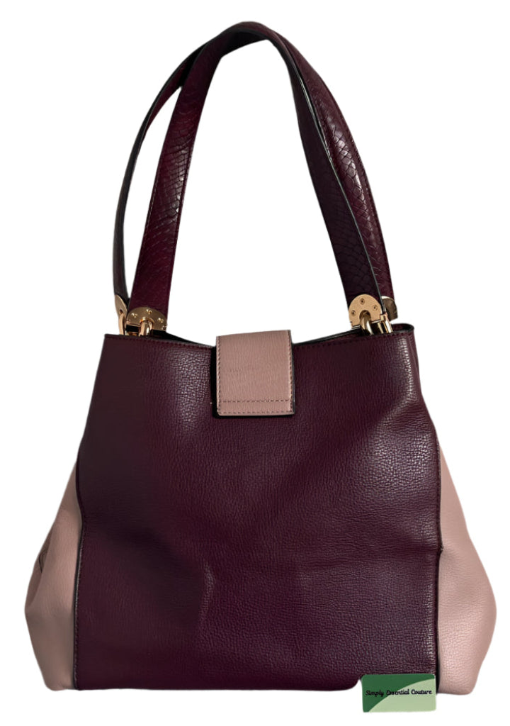 DUNE Purple & Pink Leather Bag