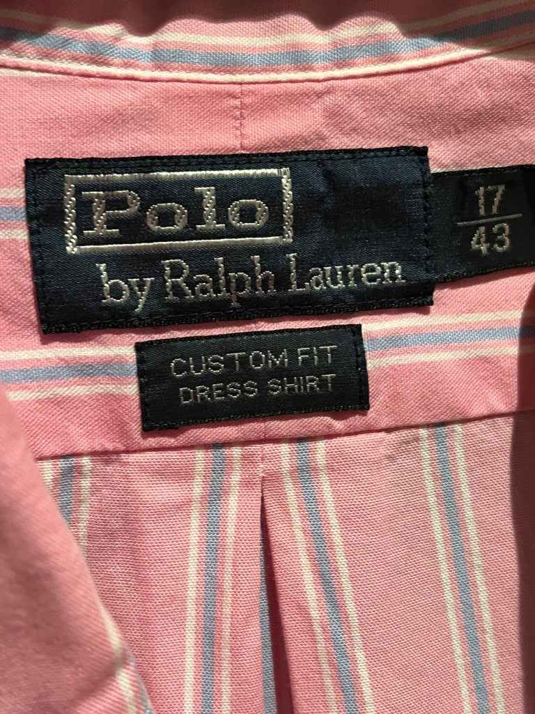 Polo by Ralph Lauren  Pink Shirt - 17" and Label