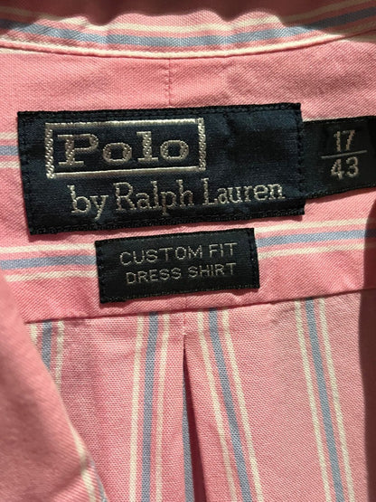Polo by Ralph Lauren  Pink Shirt - 17" and Label