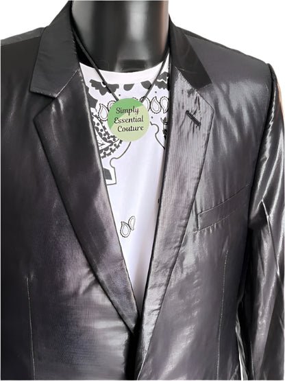 CHRISTIAN DIOR Black Suit - 40" Chest