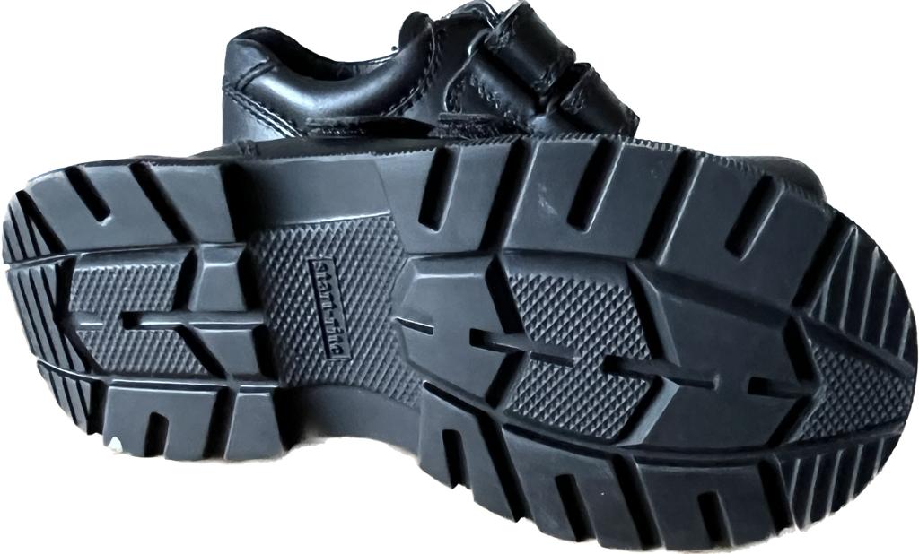 Start-rite Spin Black leather shoes - size from UK 7 1/2H to 10E, NEW in Box