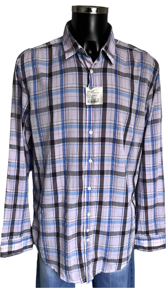 Boss Orange Lilac Check Shirt - BNWT