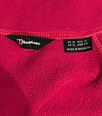 Berghaus Fuschia Fleece - Size Labels