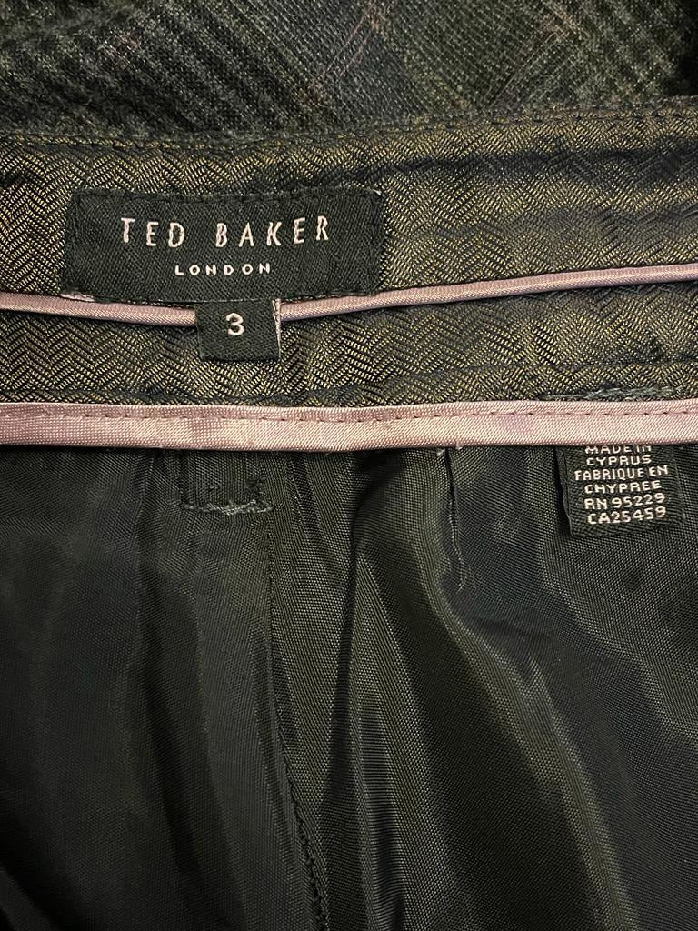 Ted Baker Brown Check Trousers - Labels