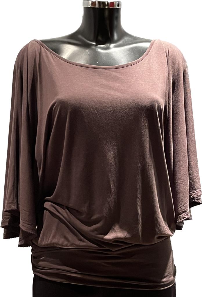 Ted Baker Chocolate Brown Top - UK 10