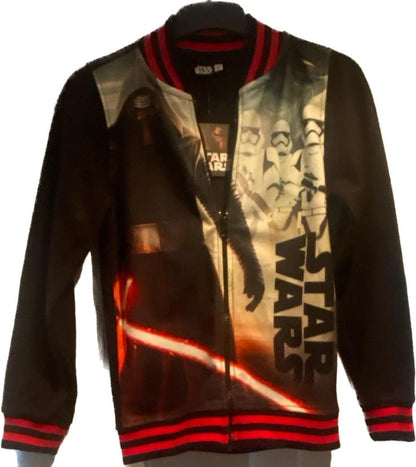 Disney Star Wars Black Fleece Jacket - 13yrs