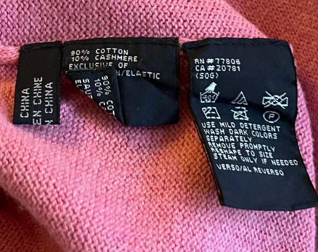 Tommy Hilfiger Pink Jumper - Wash Labels
