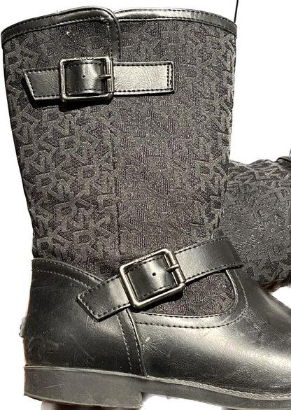 DKNY  Black NORA  Boots Size UK 5 US 7.5 - pre-loved