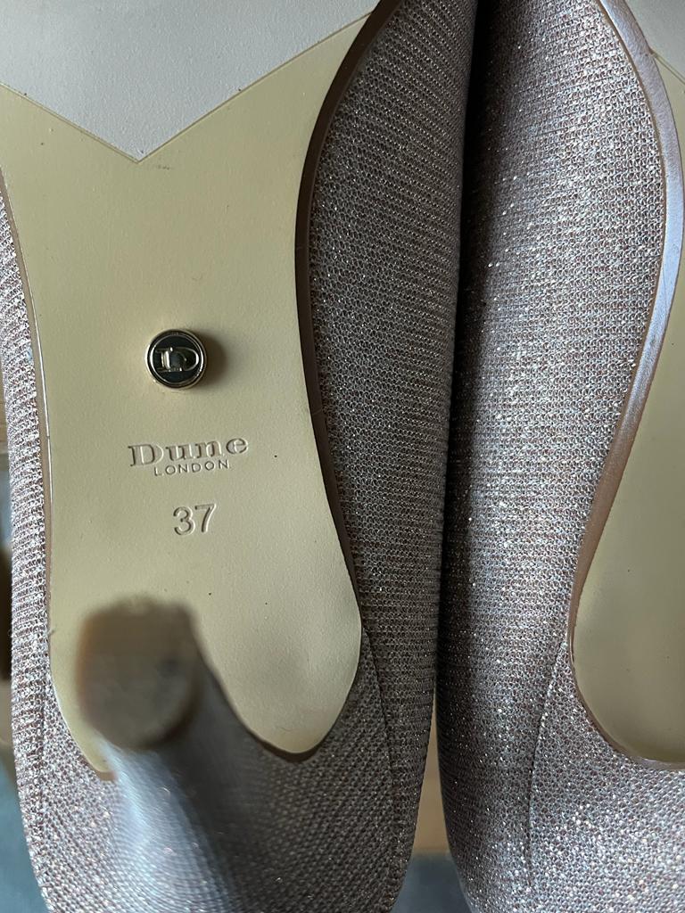 Dune Pink Blush Fabric Shoes - UK4