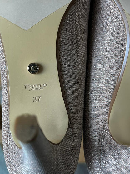 Dune Pink Blush Fabric Shoes - UK4