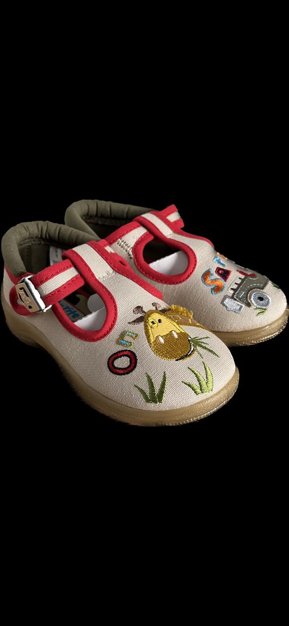 Start-Rite On Safari Canvas Shoe size UK7.5E  NEW