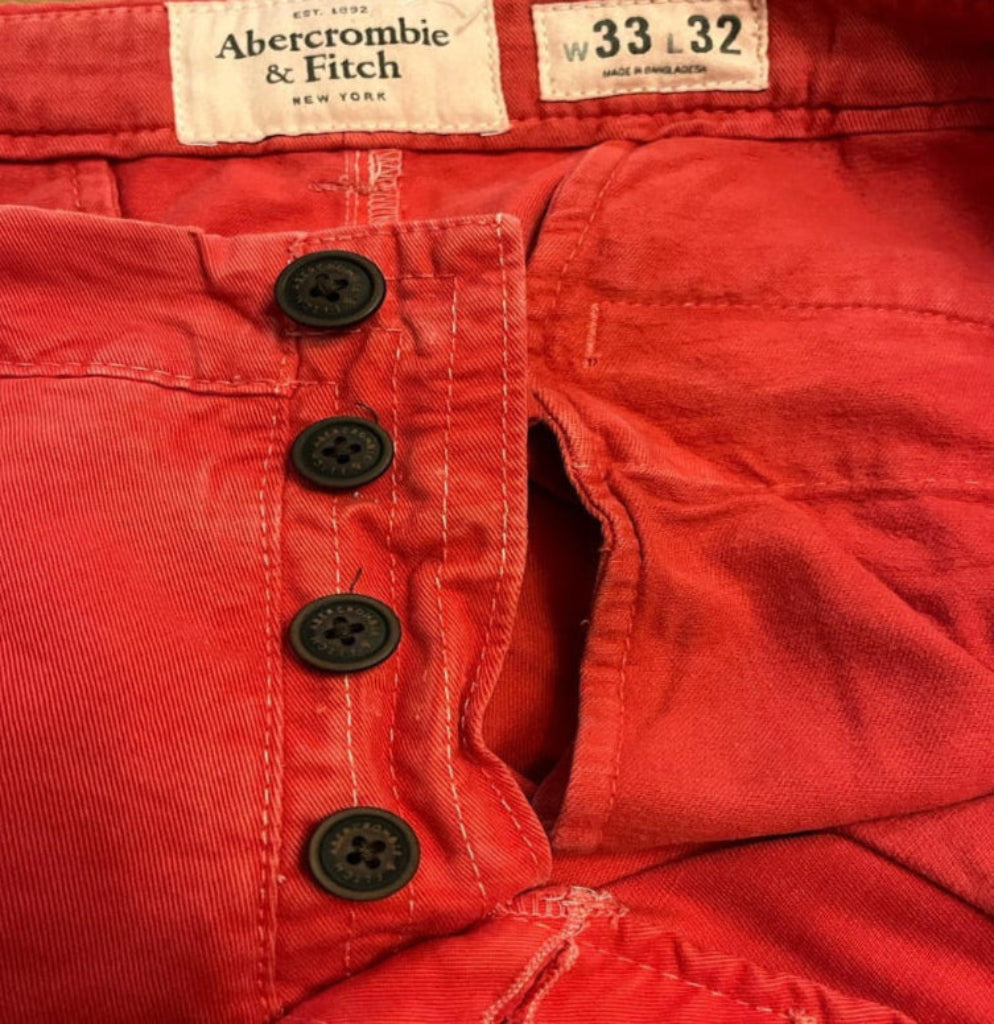 Abercrombie  Fitch Button Fly Closure