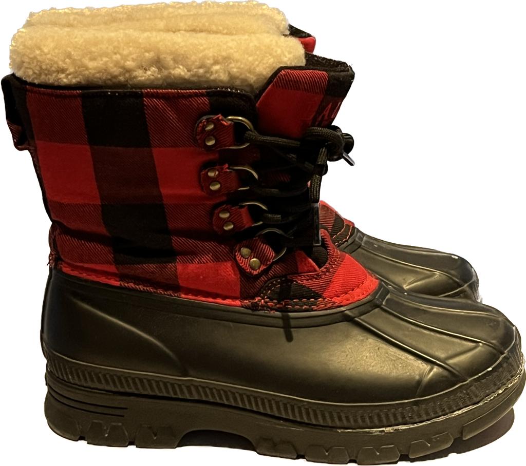 Ralph Lauren Red/Black Snow Boots UK5
