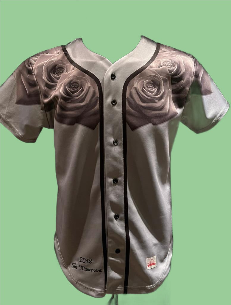 Sik Silk Grey Baseball Top - Size  S - Pre-loved in Great Condition