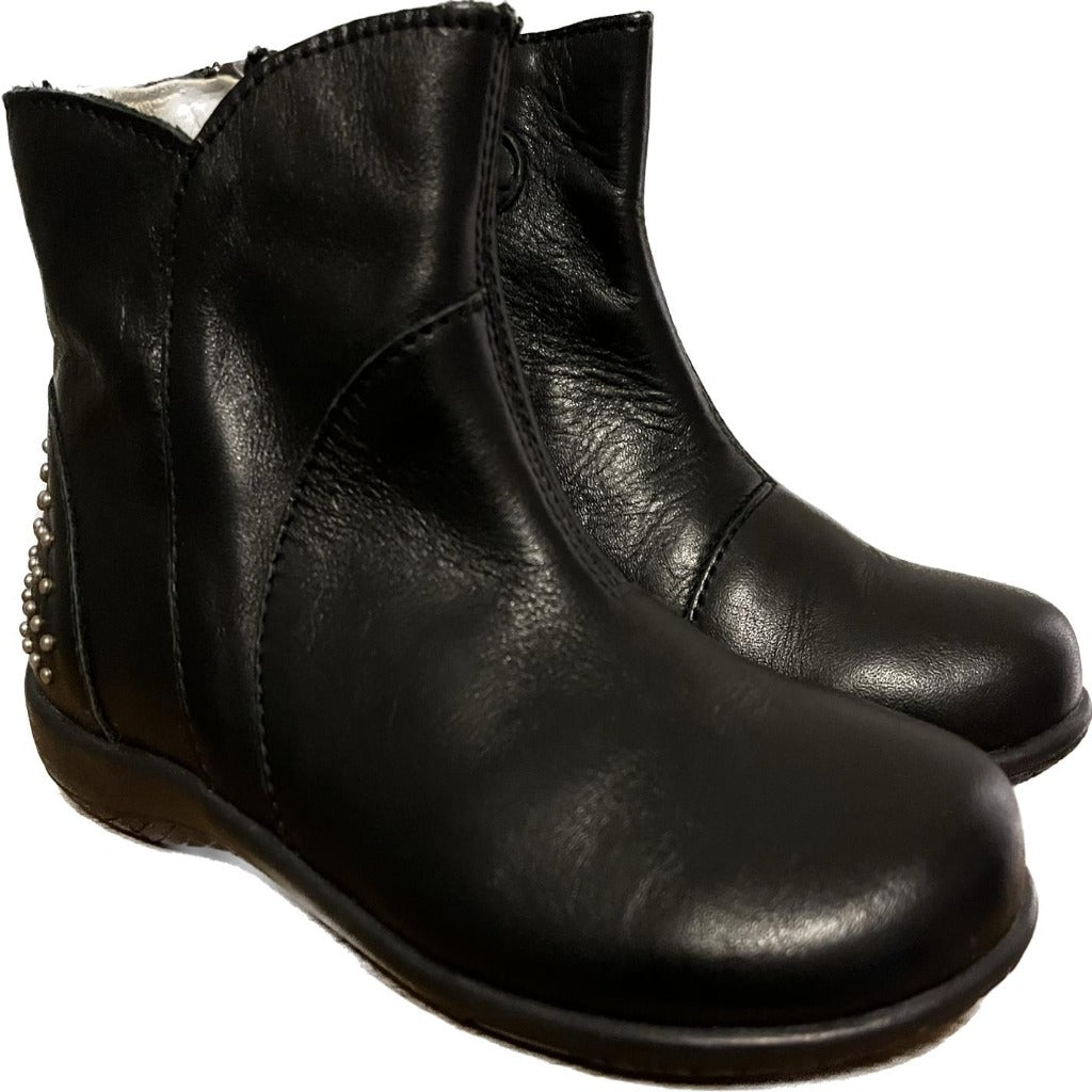 Primigi Black BRIDG Leather Boots size UK10.5 Child  NEW
