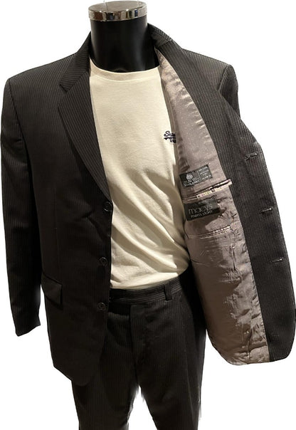 Calvin Klein S/B Black Pinstripe - Macy's