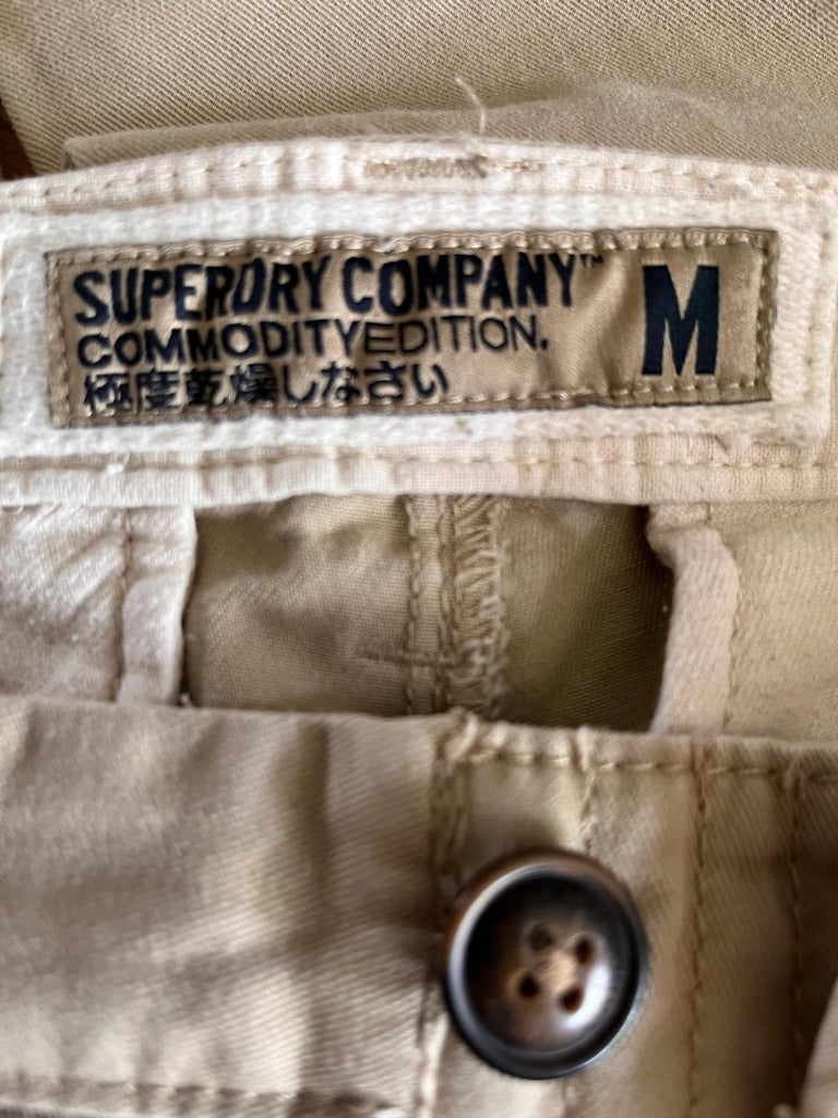 Superdry Beige Chinos W34 - Label