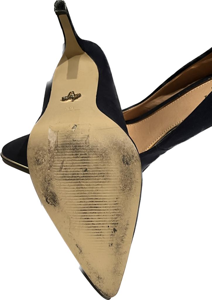 Lipsy Navy Blue Suede Shoes - UK6